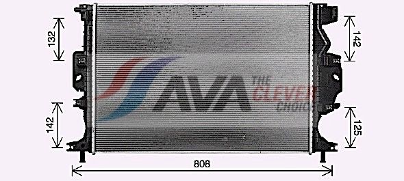 AVA QUALITY COOLING Radiatore, Raffreddamento motore FD2689