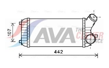 AVA QUALITY COOLING Intercooler FD4472
