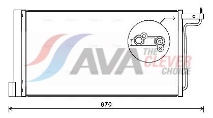 AVA QUALITY COOLING Condensatore, Climatizzatore FD5485D
