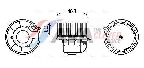 AVA QUALITY COOLING Ventilatore abitacolo FD8499