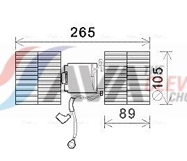 AVA QUALITY COOLING Ventilatore abitacolo FD8569