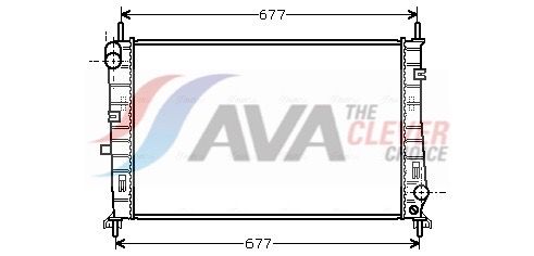 AVA QUALITY COOLING Radiatore, Raffreddamento motore FDA2165
