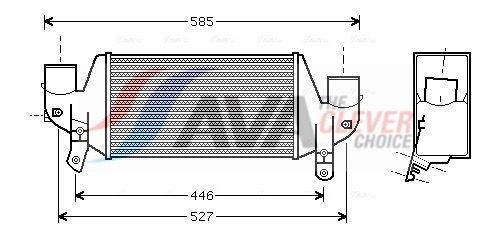AVA QUALITY COOLING Intercooler FDA4313