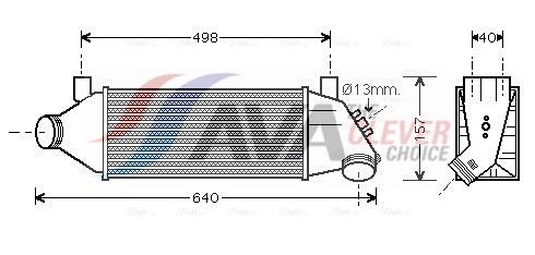 AVA QUALITY COOLING Intercooler FDA4315