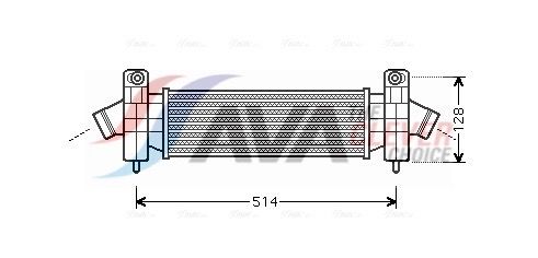 AVA QUALITY COOLING Intercooler FDA4341