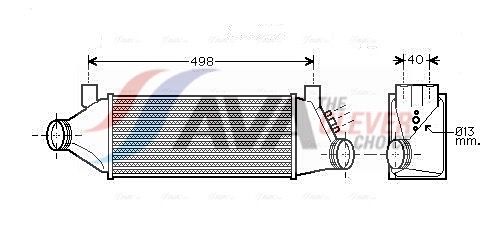 AVA QUALITY COOLING Intercooler FDA4385