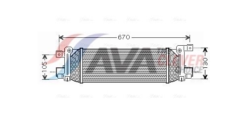 AVA QUALITY COOLING Intercooler FDA4401