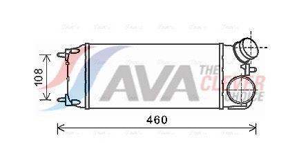 AVA QUALITY COOLING Intercooler FDA4476