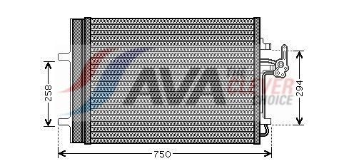 AVA QUALITY COOLING Condensatore, Climatizzatore FDA5427D