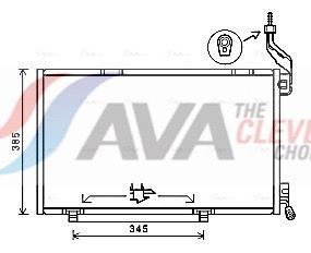 AVA QUALITY COOLING Condensatore, Climatizzatore FDA5590