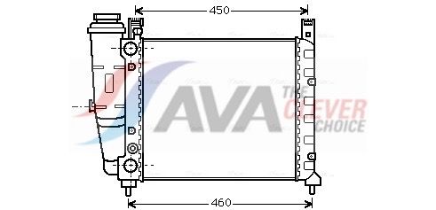 AVA QUALITY COOLING Radiatore, Raffreddamento motore FT2059