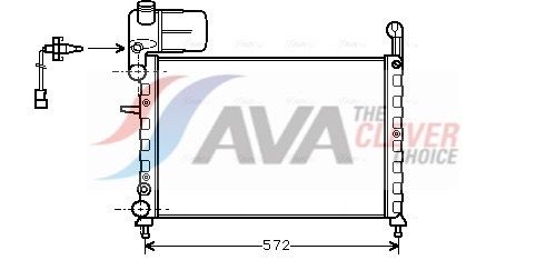 AVA QUALITY COOLING Radiatore, Raffreddamento motore FT2120