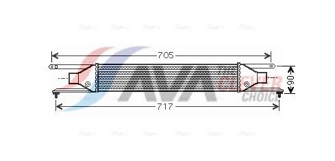 AVA QUALITY COOLING Intercooler FT4354