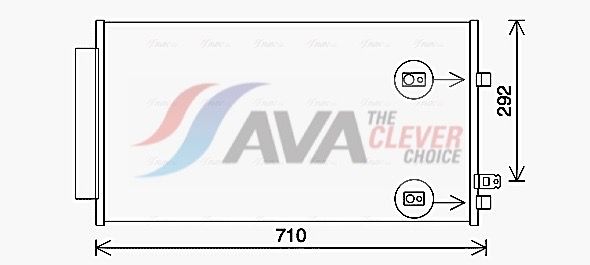 AVA QUALITY COOLING Condensatore, Climatizzatore FT5462D