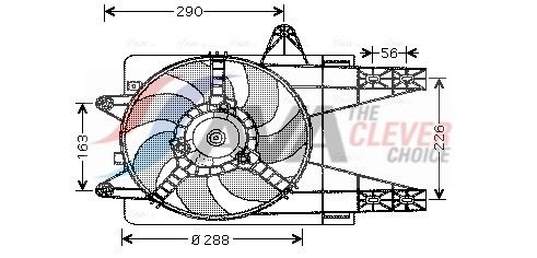 AVA QUALITY COOLING Ventola, Raffreddamento motore FT7284