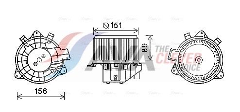 AVA QUALITY COOLING Ventilatore abitacolo FT8439