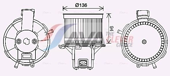 AVA QUALITY COOLING Ventilatore abitacolo FT8465