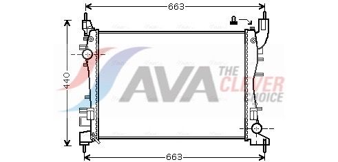 AVA QUALITY COOLING Radiatore, Raffreddamento motore FTA2358