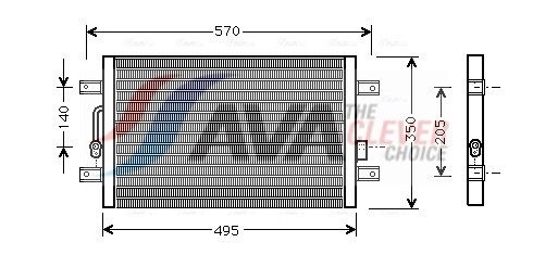 AVA QUALITY COOLING Condensatore, Climatizzatore FTA5240