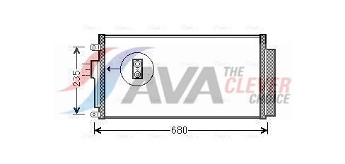 AVA QUALITY COOLING Condensatore, Climatizzatore FTA5386D