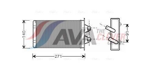 AVA QUALITY COOLING Scambiatore calore, Riscaldamento abitacolo FTA6186