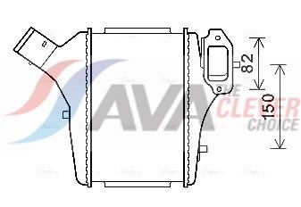 AVA QUALITY COOLING Intercooler HD4286