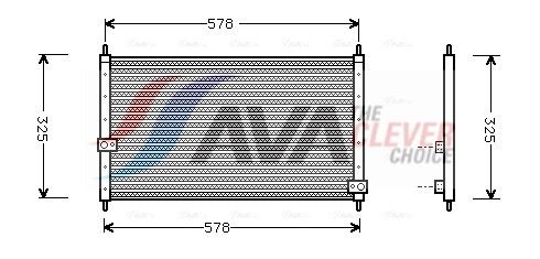 AVA QUALITY COOLING Condensatore, Climatizzatore HD5062