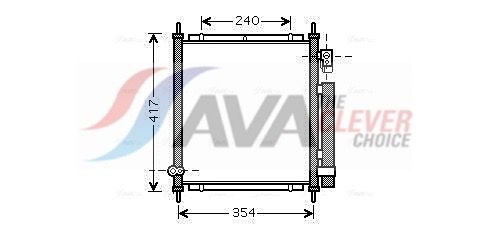 AVA QUALITY COOLING Condensatore, Climatizzatore HD5197D