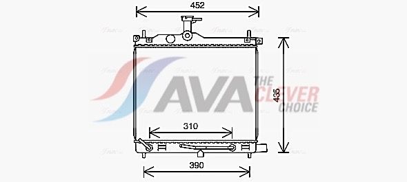 AVA QUALITY COOLING Radiatore, Raffreddamento motore HY2454