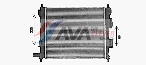 AVA QUALITY COOLING Radiatore, Raffreddamento motore HY2488