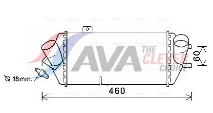 AVA QUALITY COOLING Intercooler HY4389