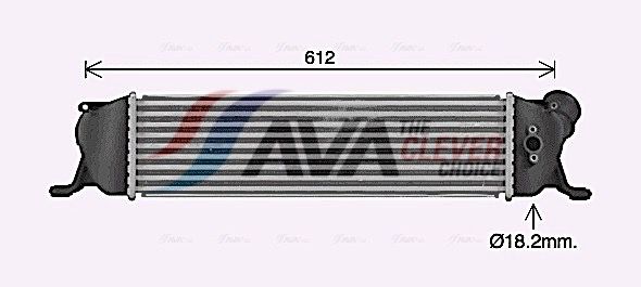AVA QUALITY COOLING Intercooler HY4489