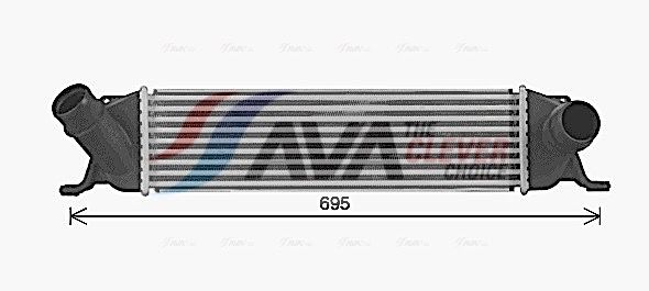 AVA QUALITY COOLING Intercooler HY4489
