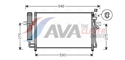 AVA QUALITY COOLING Condensatore, Climatizzatore HY5087D
