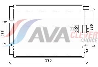 AVA QUALITY COOLING Condensatore, Climatizzatore HY5373D