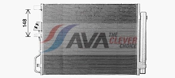 AVA QUALITY COOLING Condensatore, Climatizzatore HY5469D