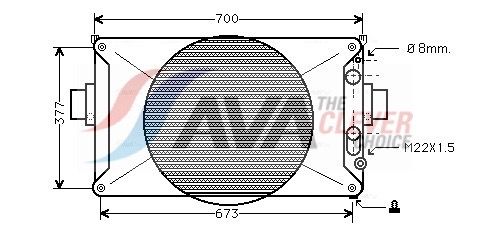 AVA QUALITY COOLING Radiatore, Raffreddamento motore IV2035