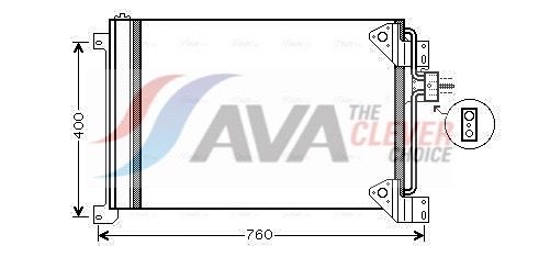 AVA QUALITY COOLING Condensatore, Climatizzatore IVA5081D