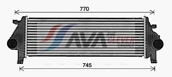 AVA QUALITY COOLING Intercooler JE4083