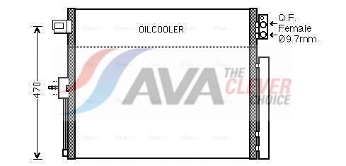 AVA QUALITY COOLING Condensatore, Climatizzatore JE5061D