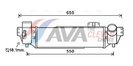 AVA QUALITY COOLING Intercooler KA4209