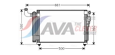 AVA QUALITY COOLING Condensatore, Climatizzatore KA5082D