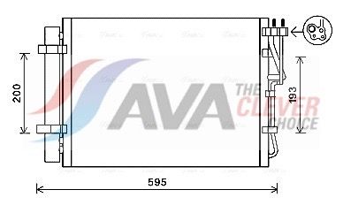 AVA QUALITY COOLING Condensatore, Climatizzatore KA5198D