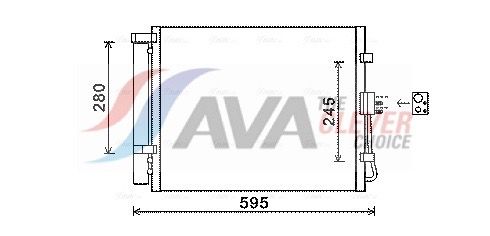 AVA QUALITY COOLING Condensatore, Climatizzatore KAA5150D
