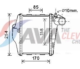 AVA QUALITY COOLING Intercooler MC4015