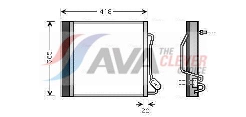 AVA QUALITY COOLING Condensatore, Climatizzatore MCA5010D