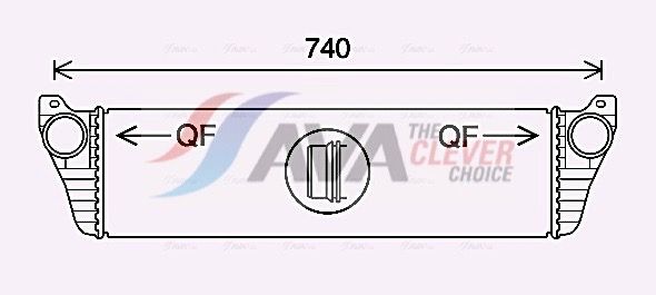 AVA QUALITY COOLING Intercooler MS4690