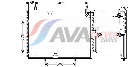 AVA QUALITY COOLING Condensatore, Climatizzatore MS5170