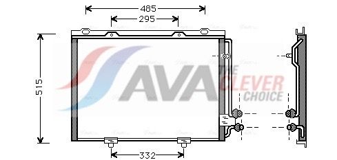 AVA QUALITY COOLING Condensatore, Climatizzatore MS5232