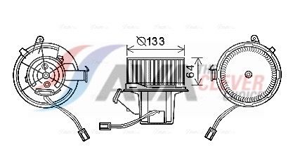 AVA QUALITY COOLING Ventilatore abitacolo MS8629
